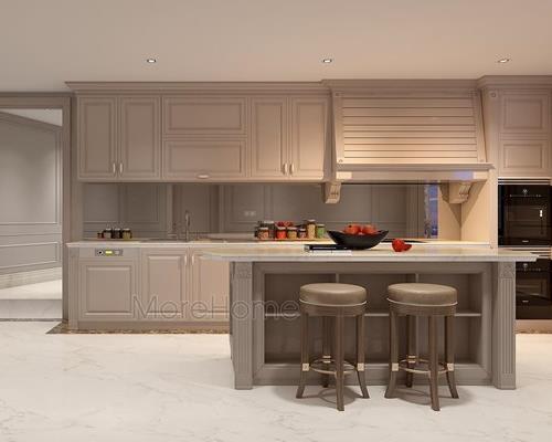  Thi công đá ốp bàn bếp tại căn hộ cao cấp Keangnam